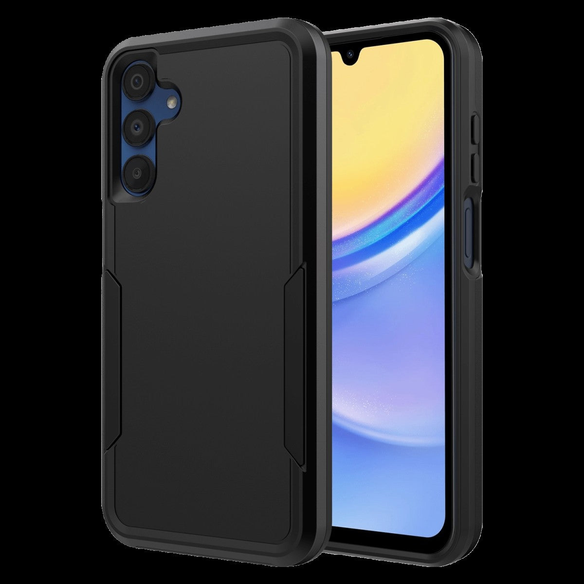 Military Drop Case For Samsung Galaxy A15 5G Black Protective Shell