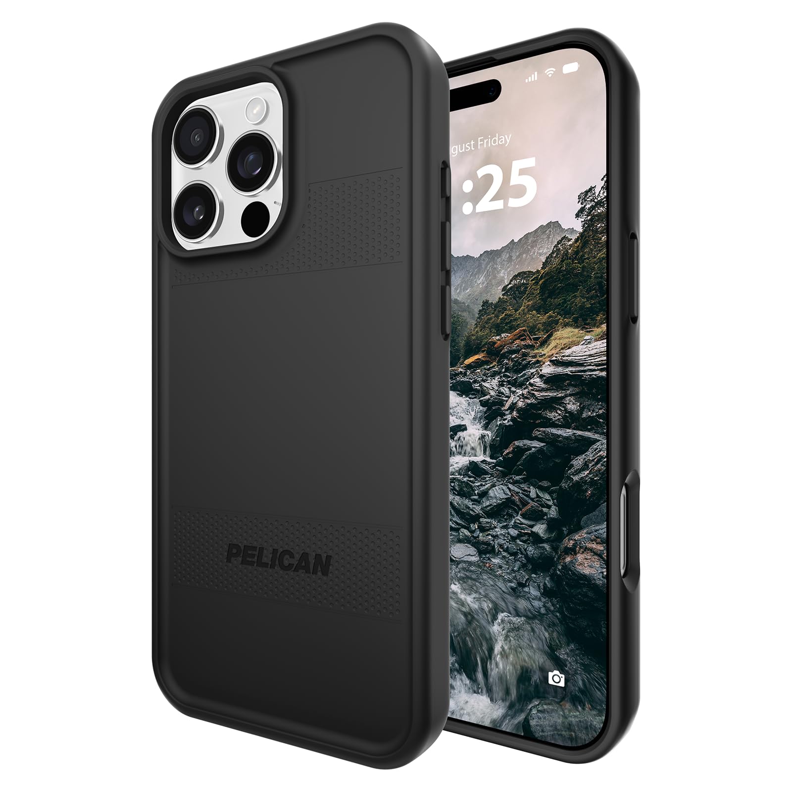 Pelican Protector iPhone 16 Pro Max Case MagSafe Rugged Protection Black