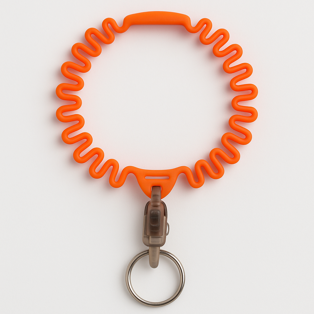 Nite Ize Key Band It Stretch Wristband Key Chain Orange