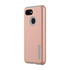 Incipio Dualpro Google Pixel 3 Case With Shock-Absorbing Inner Core & Protective Outer Shell For Google Pixel 3 Iridescent Rose Gold/Gray