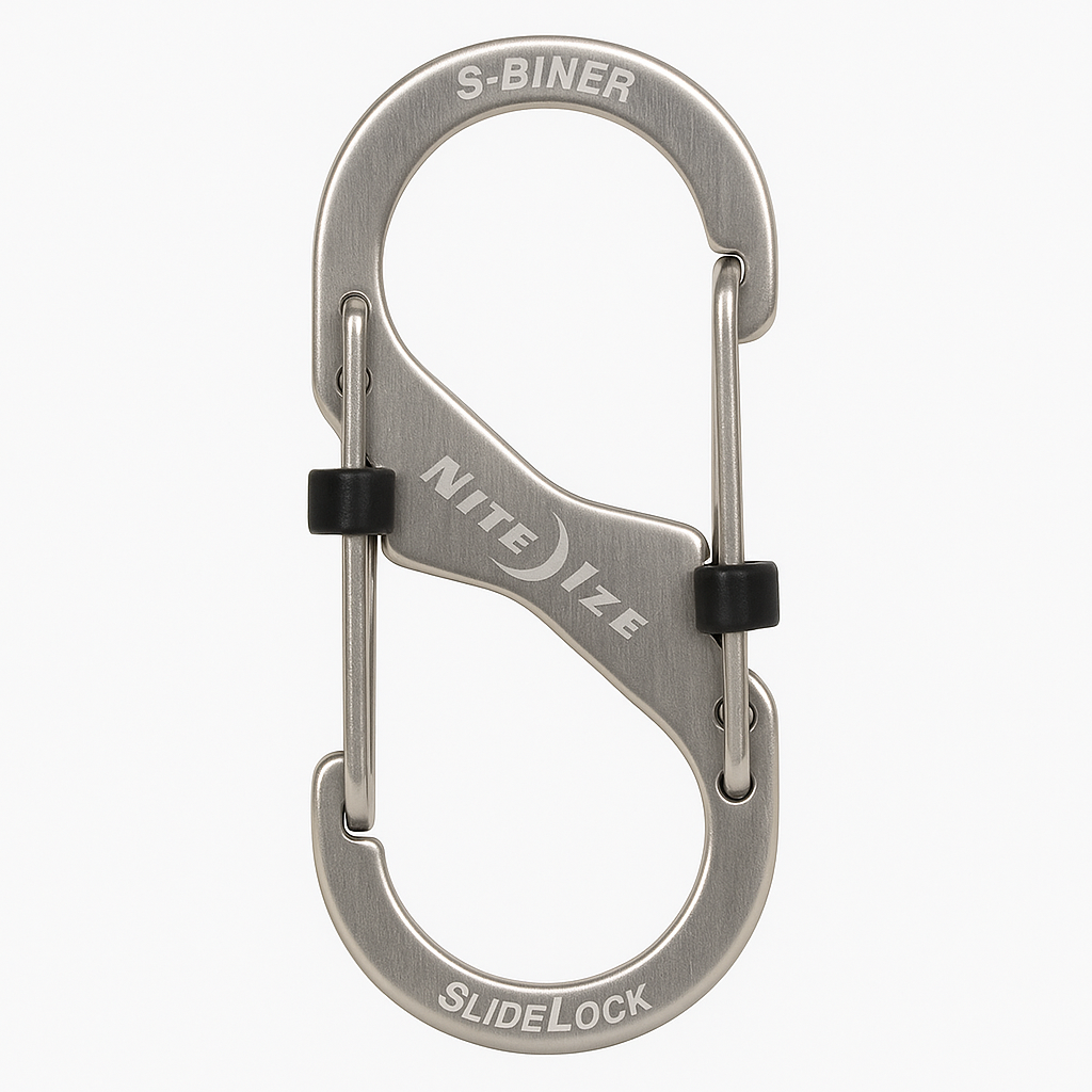 Nite Ize S-Biner SlideLock Size 4 Stainless Steel Carabiner