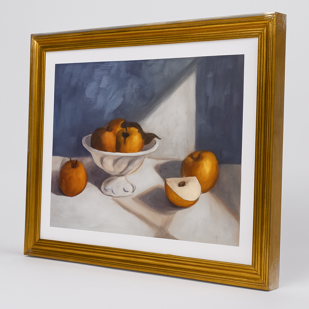 Premium Fruit Pear Still Life Framed Wall Art For Living Room