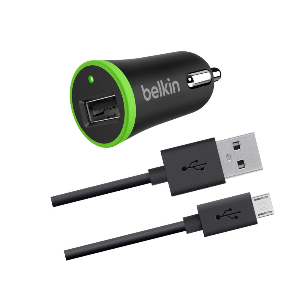 [745883662289] Belkin Mixit Car Charger + Micro Usb Cable, 4 Feet (Black)