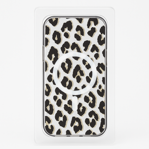 Kate Spade New York IPhone 14 Case MagSafe City Leopard Black Hardshell