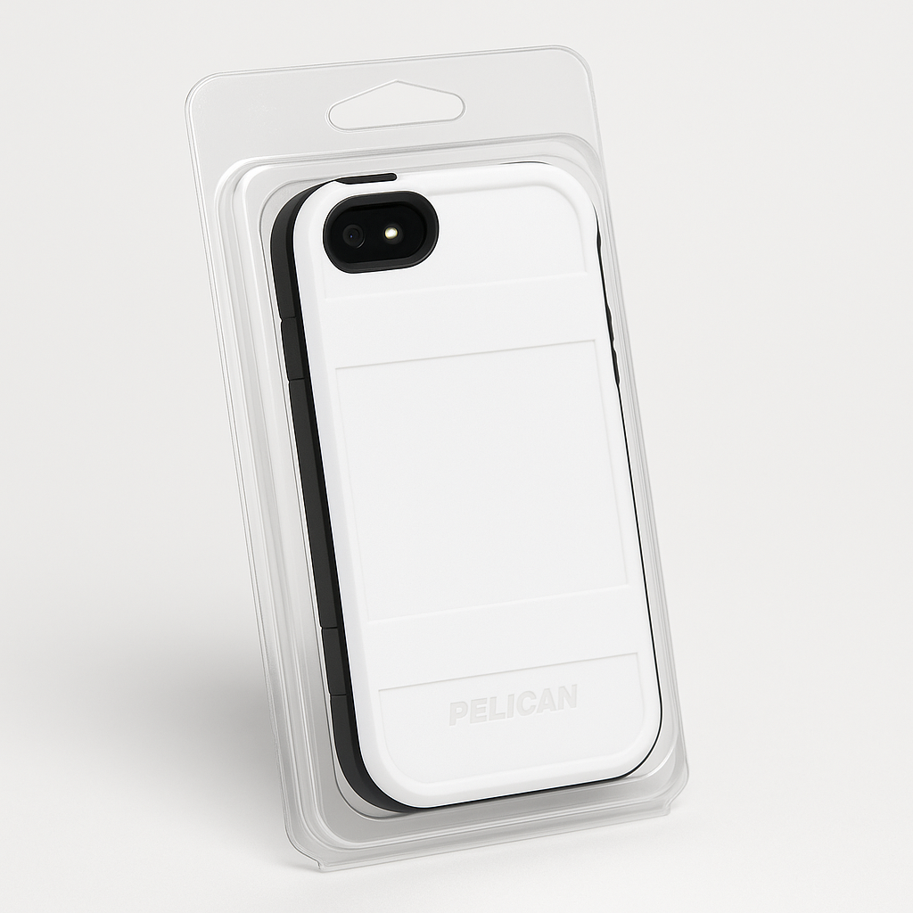 Pelican Protector Series Protective Case For iPhone 5 White Black
