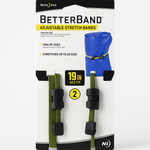 Nite Ize Betterband Adjustable Stretch Bands 19 Inch 2 Pack Foliage
