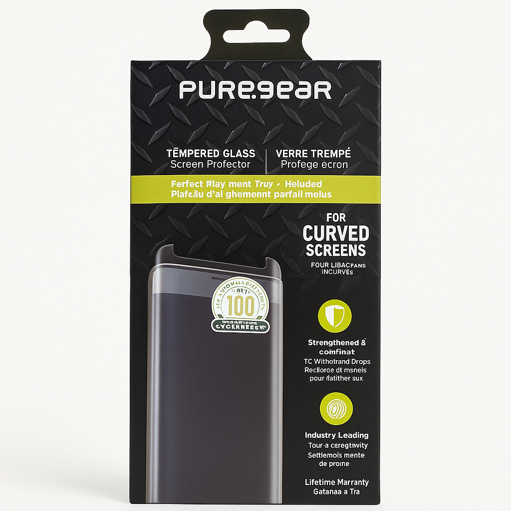 PureGear Steel 360 Tempered Glass Screen Protector Samsung Note10 Plus 5G