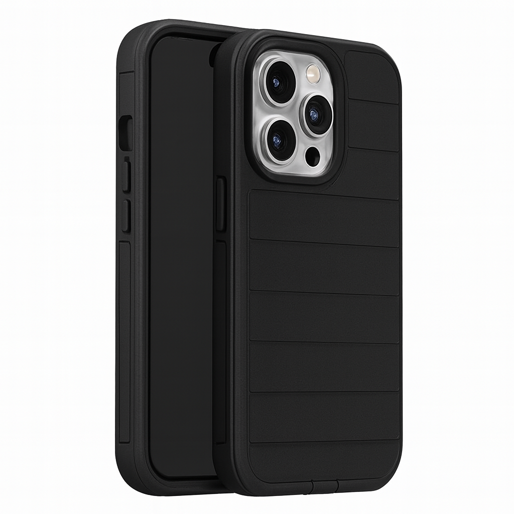 OtterBox Defender Hard Shell Case For Apple iPhone 15 Pro Max Black Cover