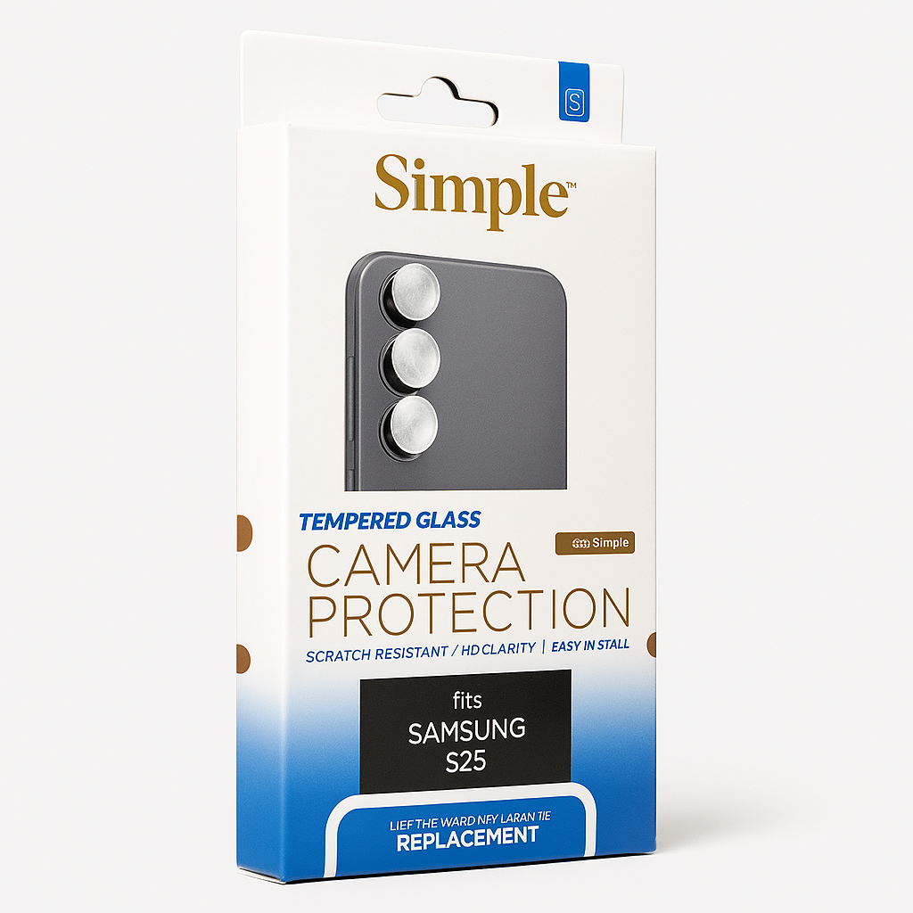 [810135816441] Simple Camera Protection For Samsung S25 (Only)