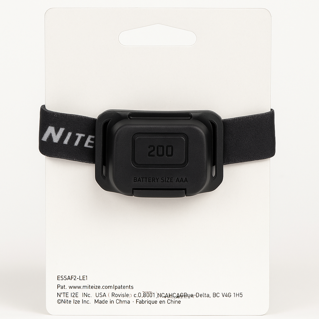 Nite Ize Radiant 200 Headlamp 200 Lumen White Red Led Water Resistant 4 Modes