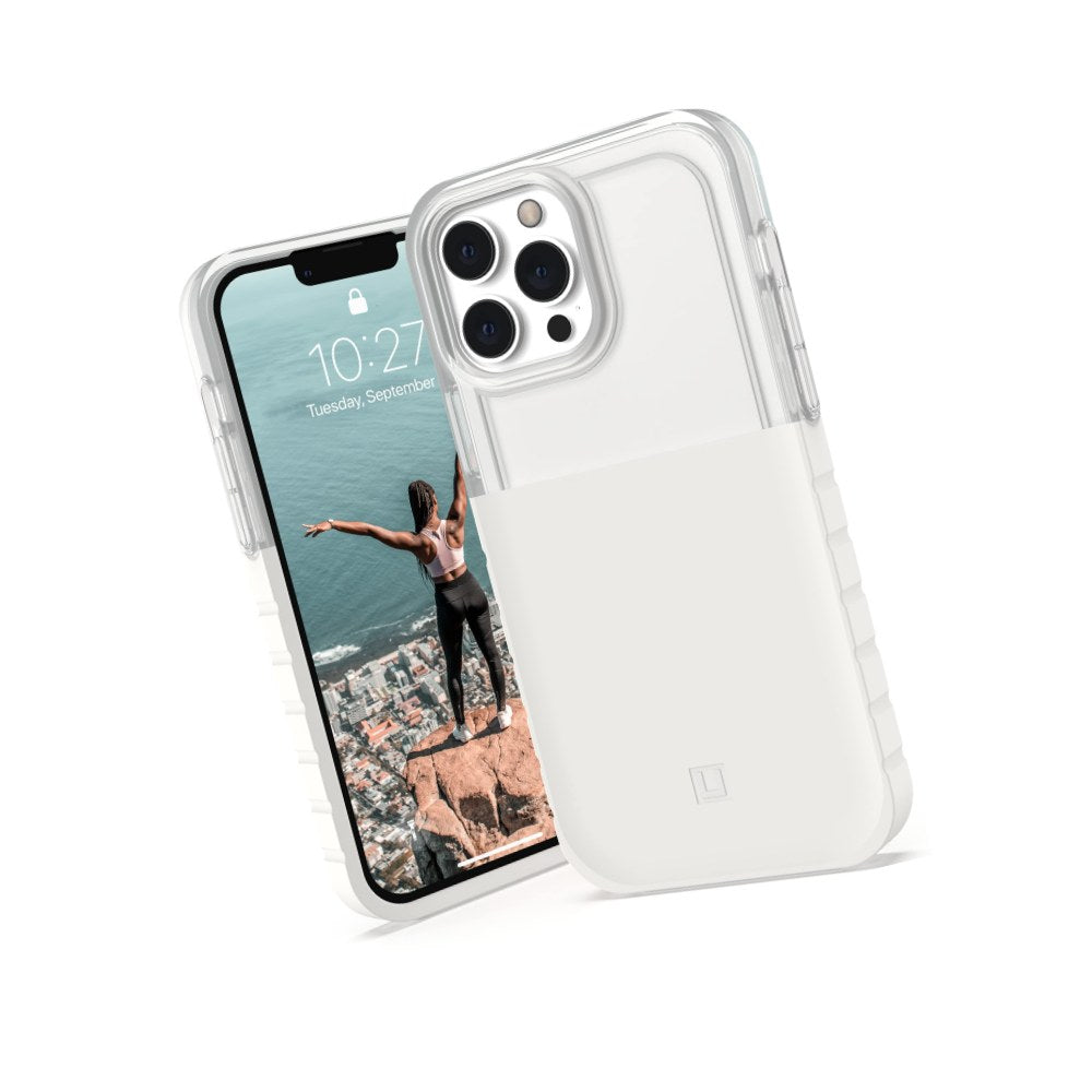 [810070365783] [U] By Uag Designed For Iphone 13 Pro Max Case White Marshmallow Dip Slim Lightweight Stylish Trendy Translucent Shock Absorbing Pc Tpu Modern Protective Phone Cover, [6.7 Inch Screen]