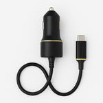 Otterbox 18w Usb C To Usb C Fast Car Charger Cable Black Shimmer