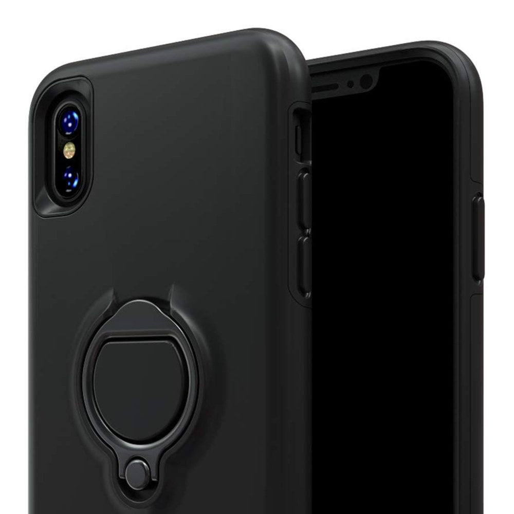[819771021851] Skech Slim Shockproof Anti-Slip Vortex Hybrid Case For Apple Iphone Xs Max - Black