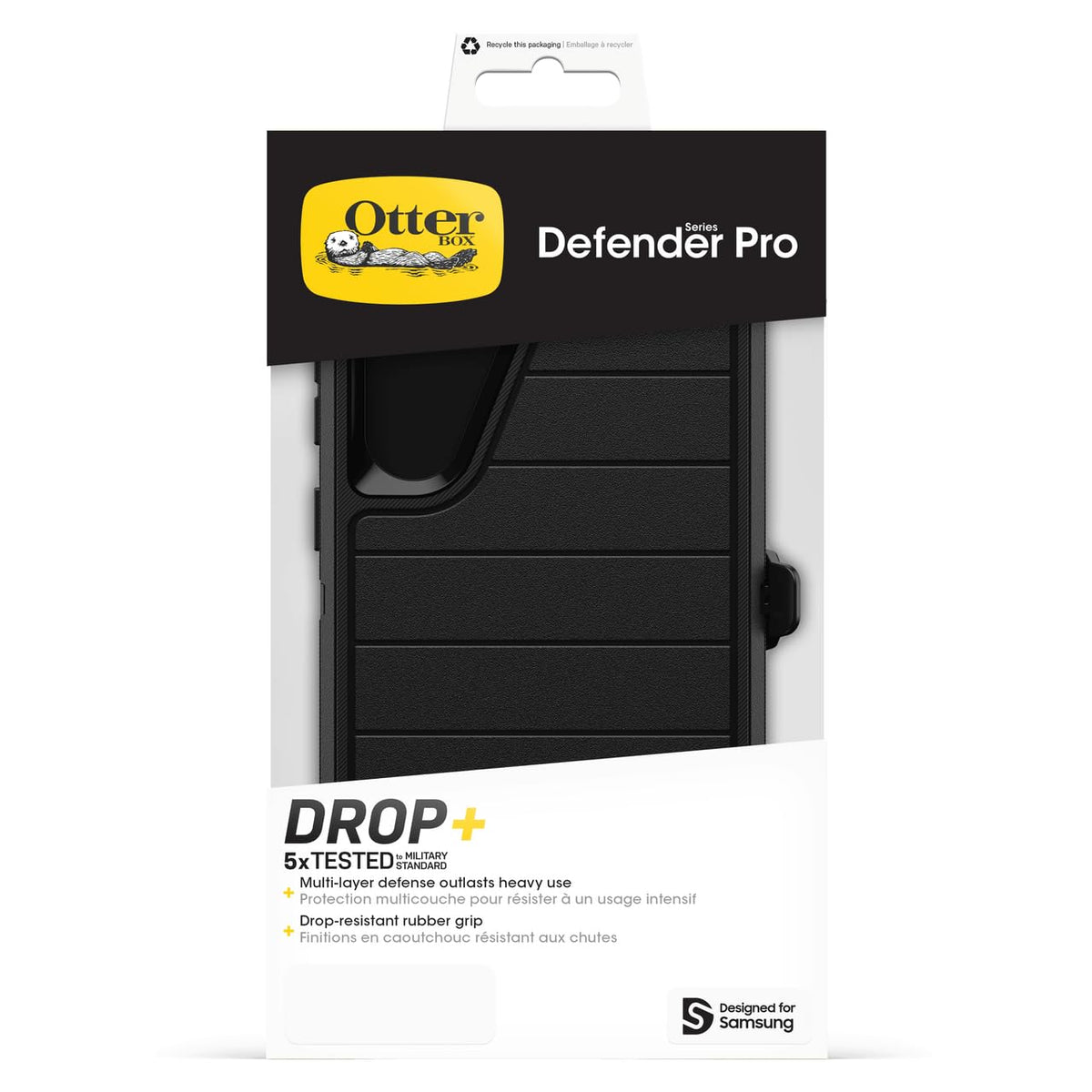 OtterBox Defender Pro Series Case Holster Samsung Galaxy S24 Plus Black