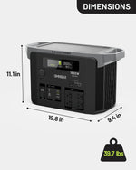 Brio Portable Power Station 1800W | 1536Wh