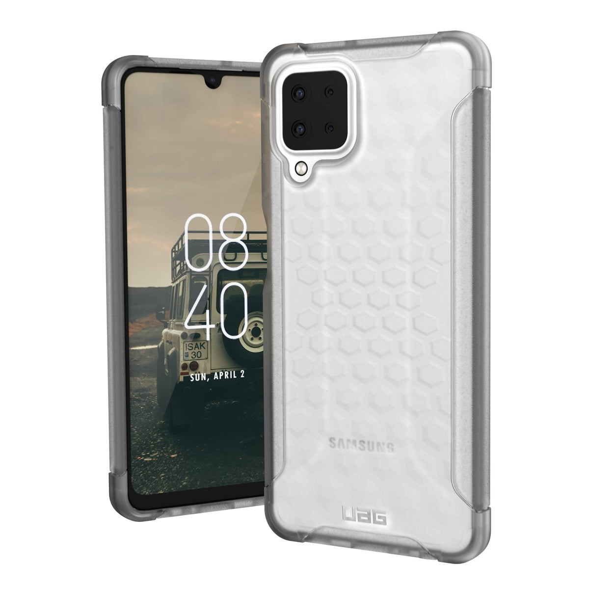 [810070361327] Urban Armor Gear Uag Designed For Samsung Galaxy A22 4g (Sm-A225f/Dsn) Case [6.4-Inch Scren] Scout Rugged Sleek Shockproof Lightweight Military Drop Tested Protective Cover, Frosted Ice