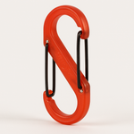 NiteIz Plastic S Biner Clip Size Number 4 Translucent Orange Outdoor