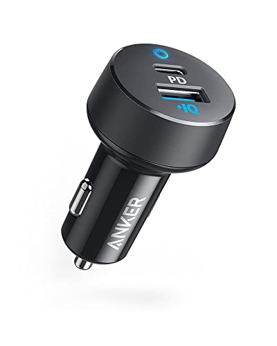 Anker Usb C Car Charger, Compact 32w 2-Port, Led Indicator Type C Charger With 20w Power Delivery