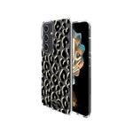 Kate Spade Samsung Galaxy S24 Wireless Charging Case City Leopard Black