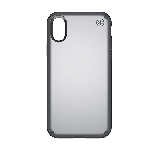 Speck Products Presidio Metallic Case For Iphone Xs/Iphone X, Tungsten Grey Metallic/Stormy Grey