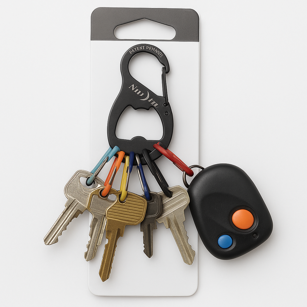 Nite Ize Krb0301 Black SBiner Key Rack Key Holder Organizer