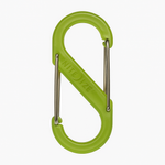 Nite Ize Plastic S Biner Carabiners Transparent Lime 2 Pack Outdoor Clip