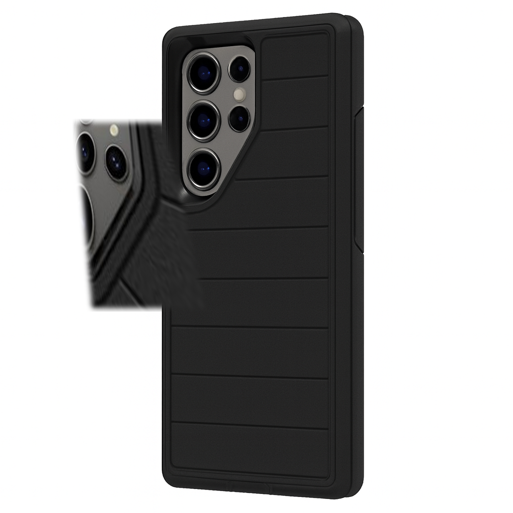 OtterBox Shockproof Holster Case For Samsung Galaxy S24 Ultra Black