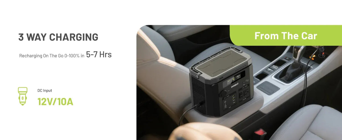 Portable Power Station 600W, 655Wh/182,000mAh Solar Generator with 100W USB-C Output & 120V Pure Sine Wave AC Outlets