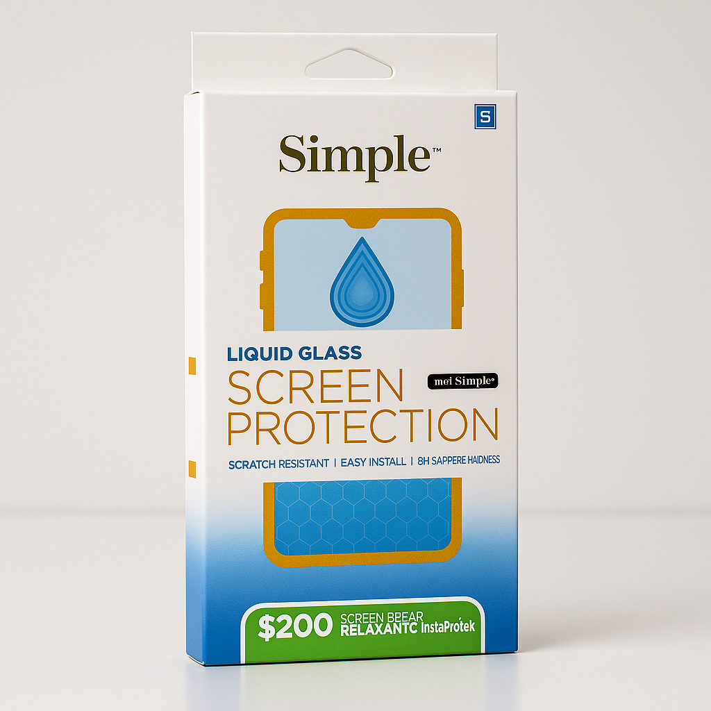 [810135810432] Simple Liquid Glass Screen Protector – Universal For All Glass Surfaces (Tablet)