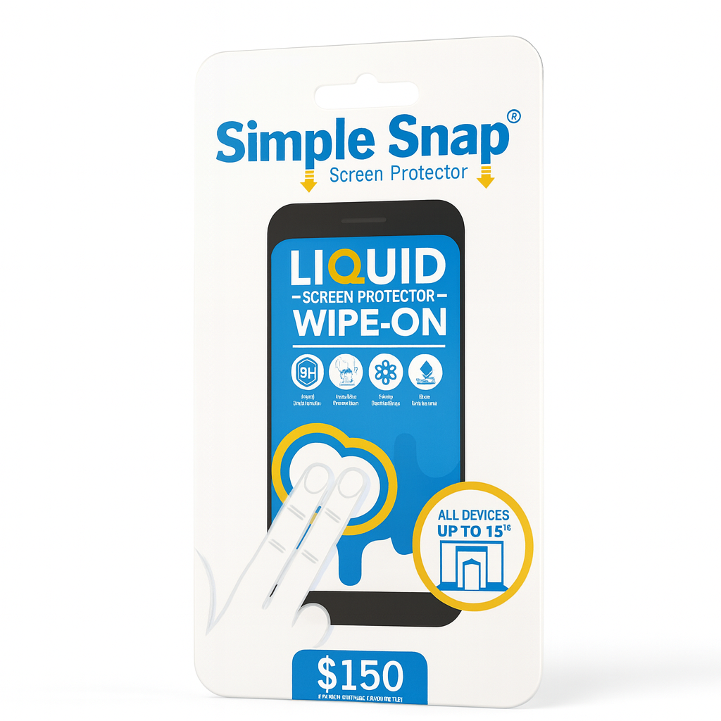 [814238024239] Simple Snap Liquid Screen Protector