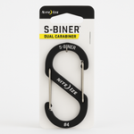 Nite Ize Size 4 S Biner Dual Carabiner Aluminum Charcoal Grey