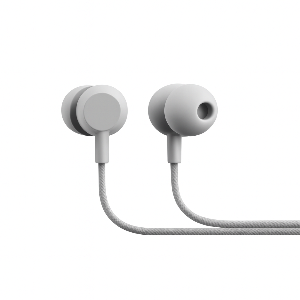 Sudio V3 Wired Earbuds High Fidelity Sound Comfort Fit Premium Cable White