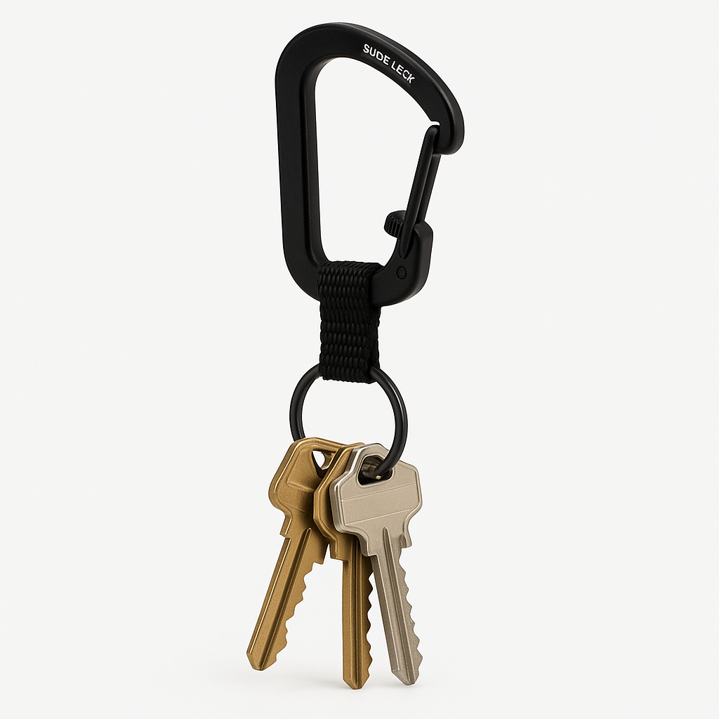 Nite Ize SlideLock Aluminum Locking Carabiner 25 Lb Key Ring