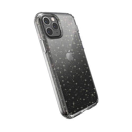Speck Iphone 11 Pro Case - Presidio Clear + Glitter - Protective Ultra Thin Slim Hard Anti Scratch Cover - Clear/Glitter