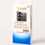 Simple Tempered Glass Camera Protector Shield For Samsung Galaxy S25 Plus