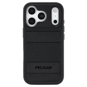 Pelican Protector Iphone 17 Pro Case [Compatible With Magsafe] Rugged Magnetic Phone Case With 16ft Military-Grade Drop Protection - Heavy Duty Phone Cover For Iphone 17 Pro - Black - 840171753387