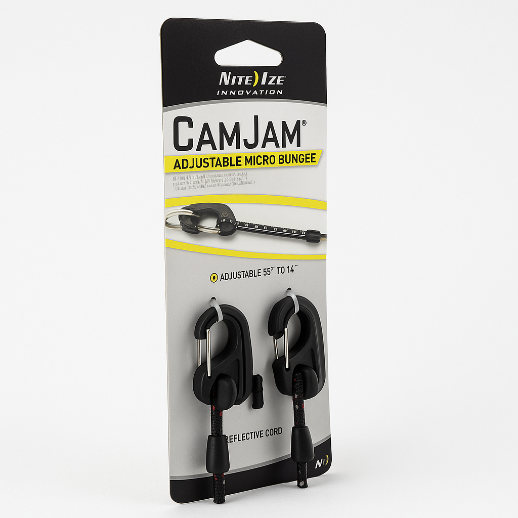 Nite Ize Camjam Adjustable Micro Bungee Cord For Camping Hiking