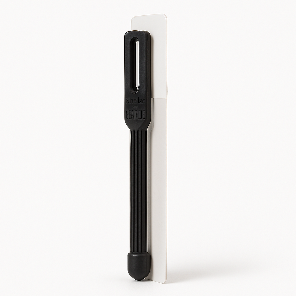 Nite Ize Gear Tie 3 Inch Cordable Cable Ties Black Reusable 4 Pack