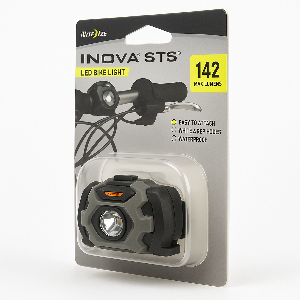 Nite Ize Sts Led Bike Light For Cycling Safety Daytime Riding