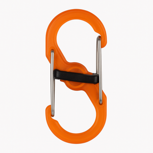 Nite Ize S Biner Microlock Polycarbonate Carabiner 2 Pack Orange