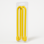 Nite Ize 12 Inch Yellow Gear Tie 2 Pack Reusable Rubber Twist Ties