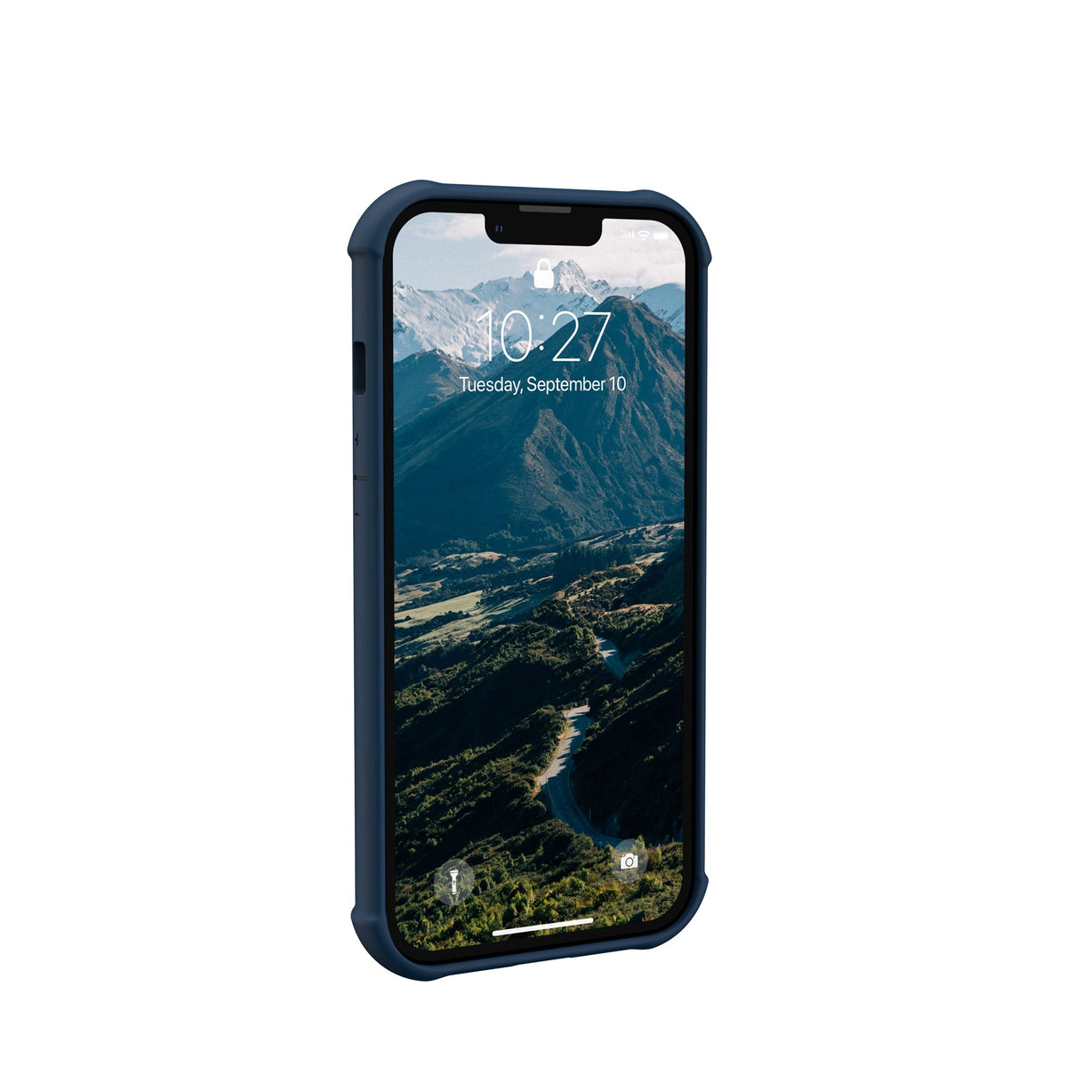 [810070364519] Urban Armor Gear Uag Designed For Iphone 13 Case Blue Mallard Ultra-Thin Shock-Absorbent Sleek Smooth Soft Touch Silicone Antimicrobial Standard Issue Protective Cover, [6.1 Inch Screen]