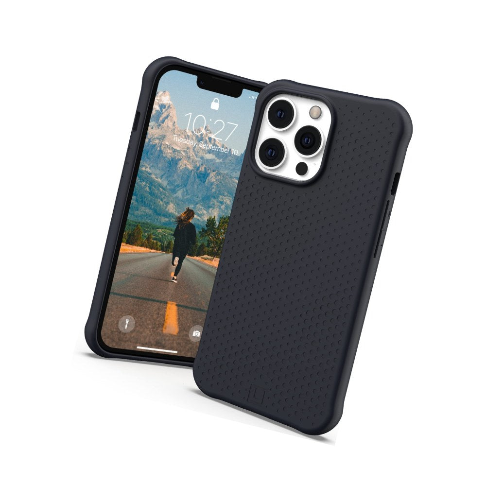 [810070363222] Urban Armor Gear [U By Uag Designed For Iphone 13 Pro Case Black Dot Slim Fit Lightweight Stylish Pattern Impact Resistant Antimicrobial Protective Phone Cover, [6.1-Inch Screen]