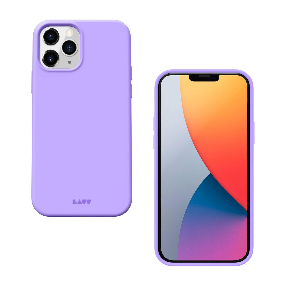 Laut - Huex Pastels Case Compatible With Iphone 12 / Iphone 12 Pro | Pastel Colour Design | Impact Protection Up To 13 Feet / 4 Metres | Antimicrobial Case • Purple - 4895206918565