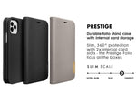 Laut | Prestige Folio For Iphone 11 Pro Max | 2x Card Pockets | Saffiano Vegan Leather • Black - 4895206910804