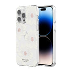 Kate Spade New York Protective Hardshell Case Compatible With Apple Iphone 14 Pro Max - Hollyhock Floral Clear [Ksiph-225-Hhccs] - 650450081885