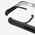 Itskins Hybrid Solid Protective Phone Case Compatible With Iphone 11 Pro Max, Slim Hybrid Case, Anti-Yellowing, And Heavy Duty Shockproof Cover, Military Phone Case | Black & Transparent - 4894465270476