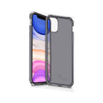 Itskins Spectrum Clear Protective Phone Case Compatible With Apple Iphone 11, Slim Hybrid Case, Anti-Yellowing, And Heavy Duty Shockproof Cover, Military Phone Case | Black - 4894465182847