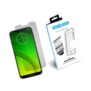 Gadget Guard Black Ice Glass Tempered Glass Screen Protector For The Motorola Moto G7 Power (Clear) - 812401031992