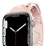 Itskins Spectrum // Strap For Apple Watch Series Se 6/5/4 (40mm), Soft Silicone Wristband Replacement Strap, Sport Band Compatible With Apple Watch Bands - Light Pink - 888842968739